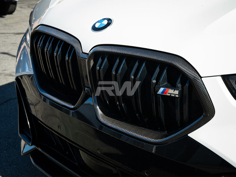 BMW G06 X6 F96 X6M CF Grille Surrounds