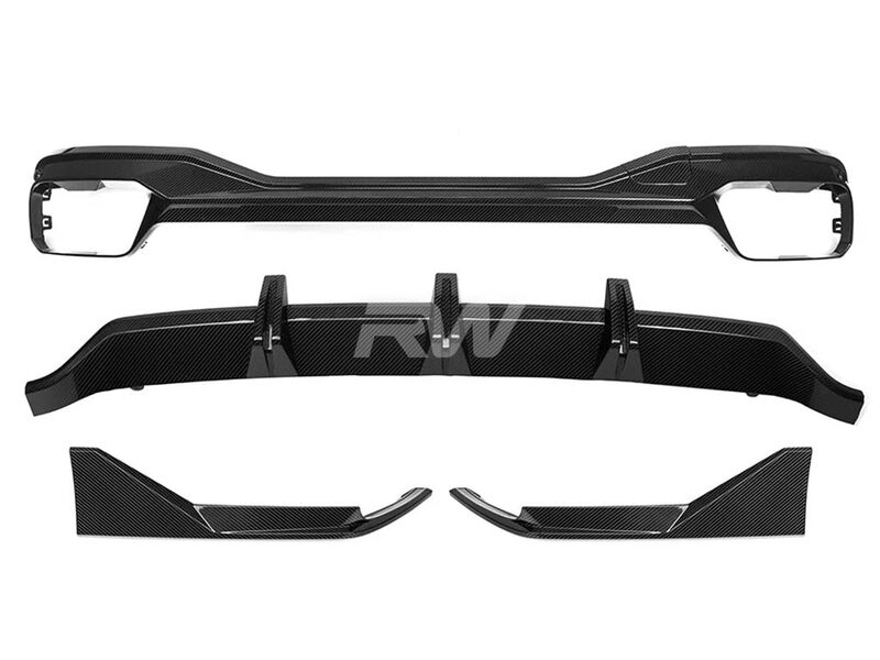 BMW G07 X7 SQ Style Carbon Fiber Rear Diffuser