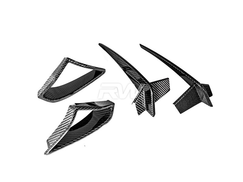 BMW G14 G15 G16 8 Series CF Fog Light Trims