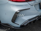 BMW F93 M8 Carbon Fiber Rear Bumper Trims