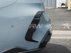BMW F93 M8 Carbon Fiber Rear Bumper Trims