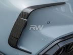 BMW F93 M8 Carbon Fiber Rear Bumper Trims