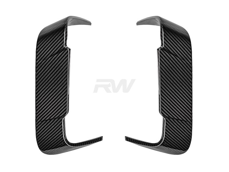 BMW F93 M8 Carbon Fiber Rear Bumper Trims