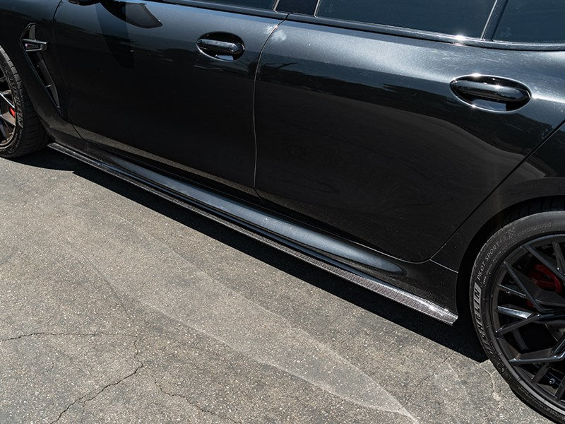 BMW G16/F93 M8 RWS CF Side Skirt Extensions
