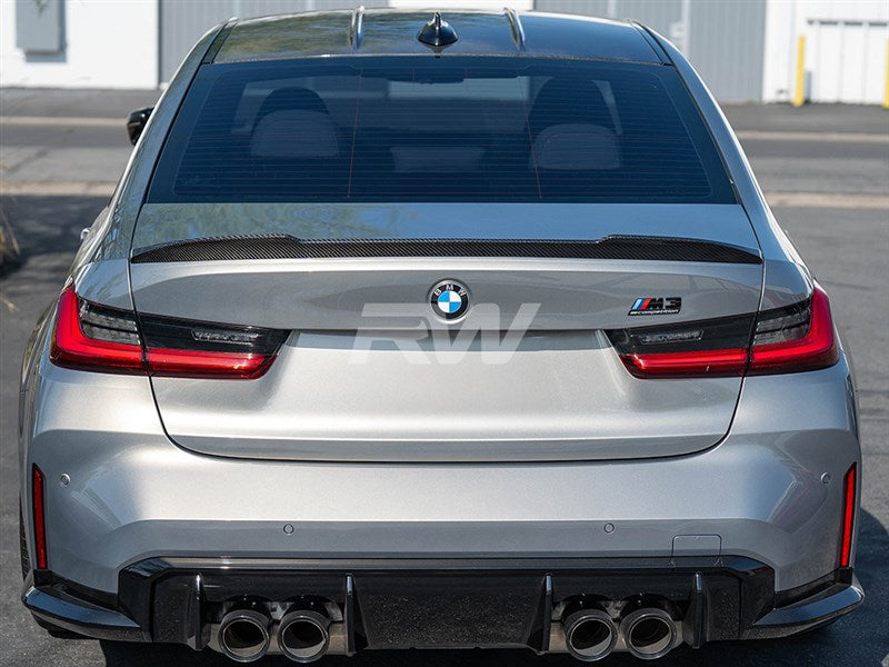 BMW G20 G80 CS Style Carbon Fiber Trunk Spoiler