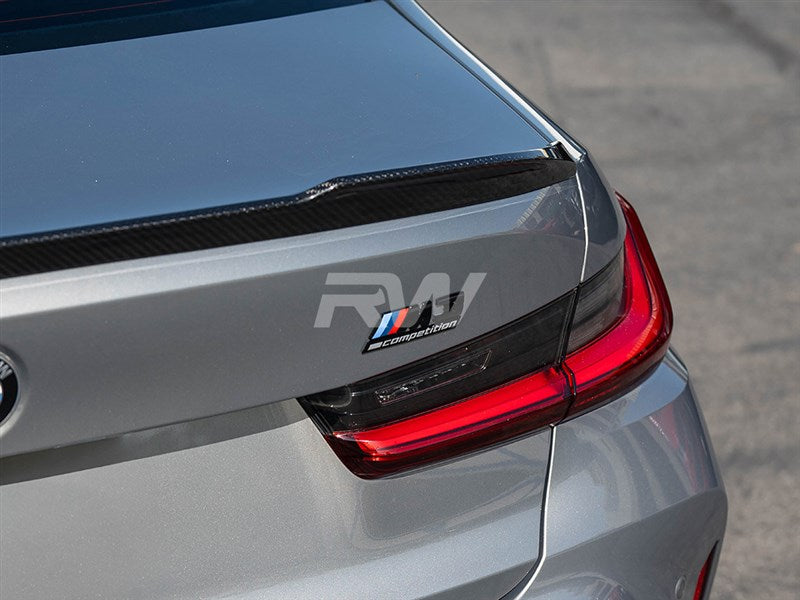 BMW G20 G80 CS Style Carbon Fiber Trunk Spoiler