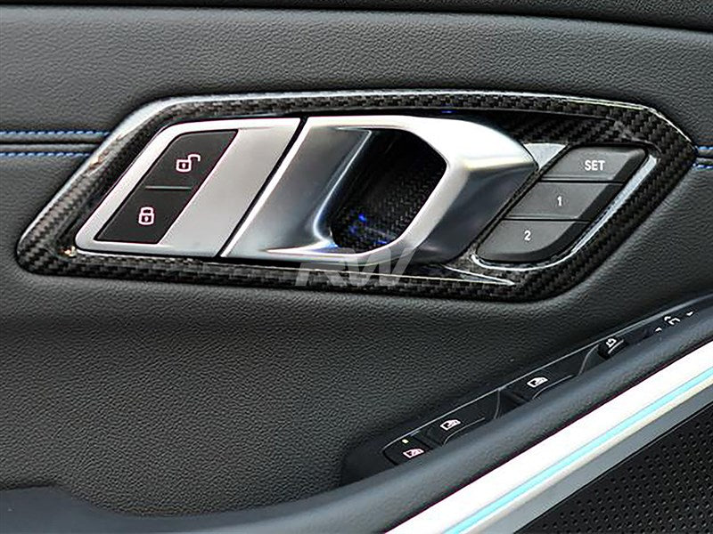 BMW G20 CF Interior Door Handle Trims