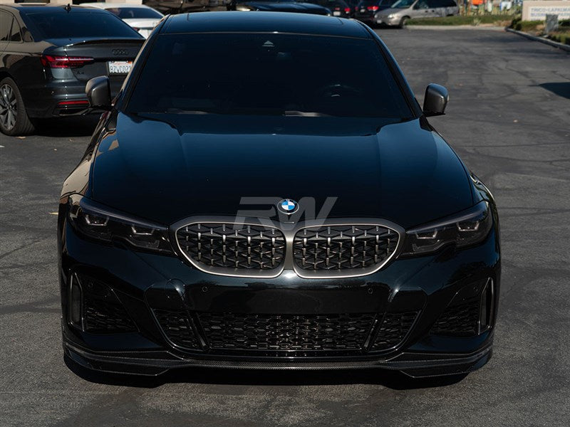 BMW G20 Performance Style CF Front Lip Spoiler Secondary image