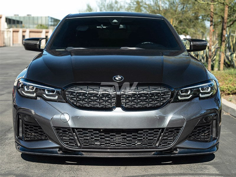 BMW G20 3D Style Carbon Fiber Front Lip Spoiler Secondary image