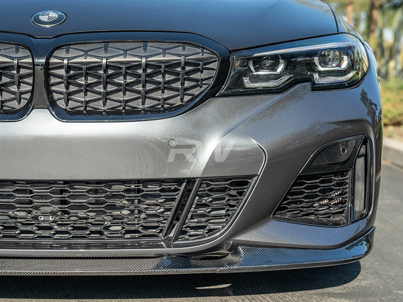 BMW G20 3D Style Carbon Fiber Front Lip Spoiler