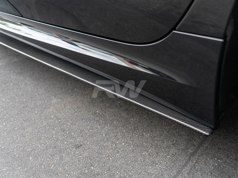 BMW G20 Carbon Fiber Side Skirt Extensions