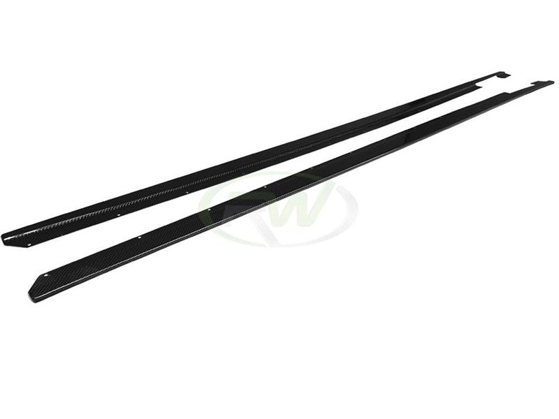 BMW G20 Carbon Fiber Side Skirt Extensions
