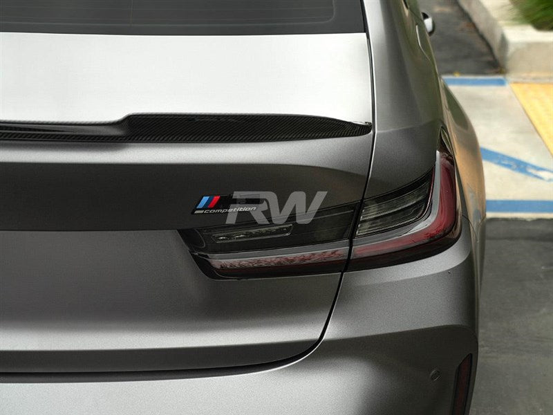 BMW G20/G80 RWS Carbon Fiber Trunk Spoiler Secondary image
