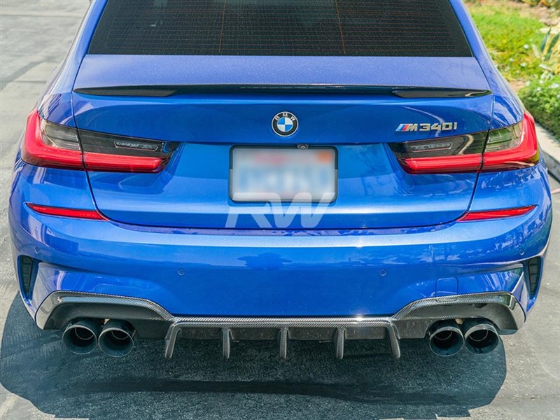 BMW G20 DTM Carbon Fiber Rear Diffuser Secondary image