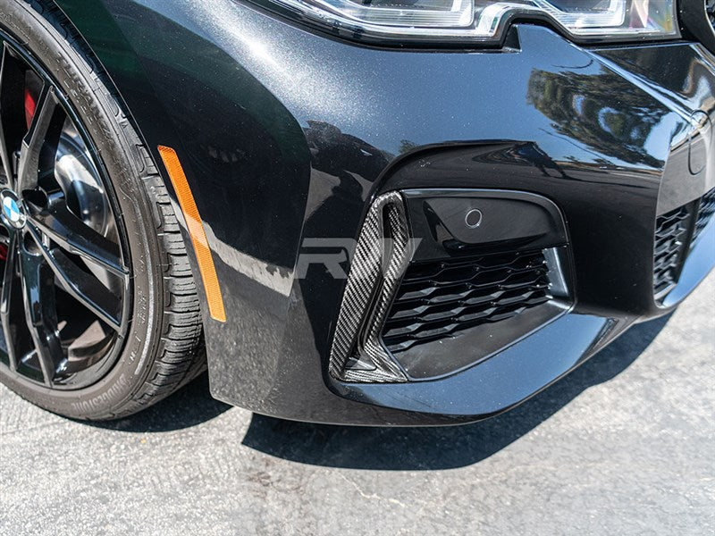 BMW G20 M340i CF Front Bumper Duct Trims