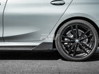 BMW G20 DTM Carbon Fiber Side Skirt Extensions