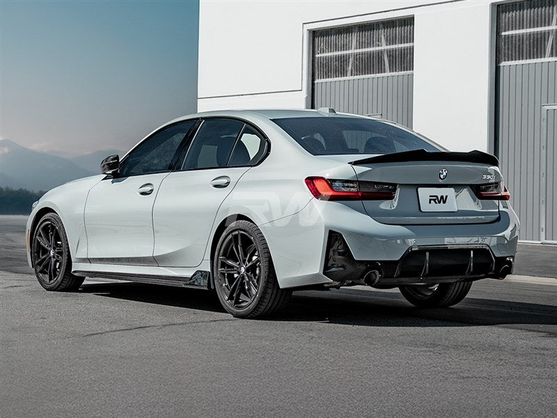 BMW G20 DTM Carbon Fiber Side Skirt Extensions