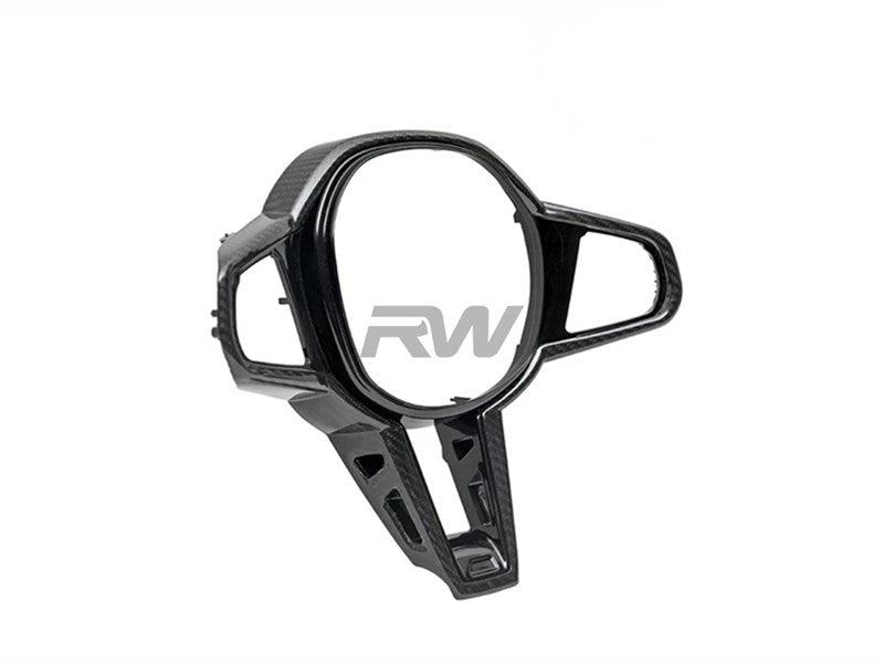 BMW G20 G21 LCI Carbon Fiber Steering Trim Secondary image