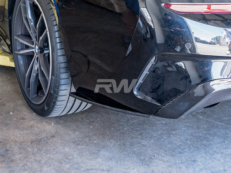 BMW G20 Carbon Fiber Rear Bumper Splitters