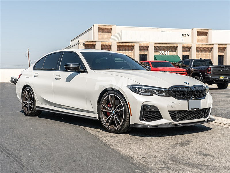 BMW G20 K Style Carbon Side Skirt Extensions