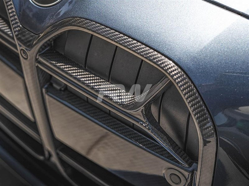 BMW G22 G23 CSL Style Carbon Fiber Grille Secondary image