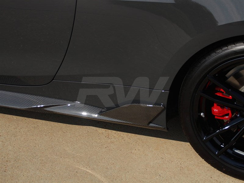 BMW G22 G23 DTM CF Side Skirt Extensions Secondary image