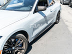 BMW G22/G23 Carbon Fiber Side Skirt Extensions