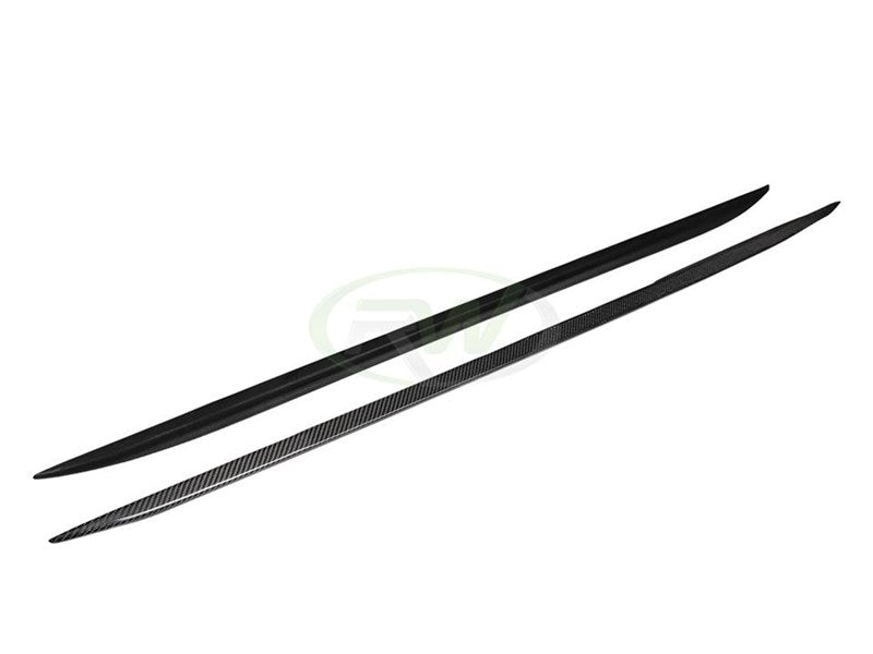 BMW G22/G23 Carbon Fiber Side Skirt Extensions