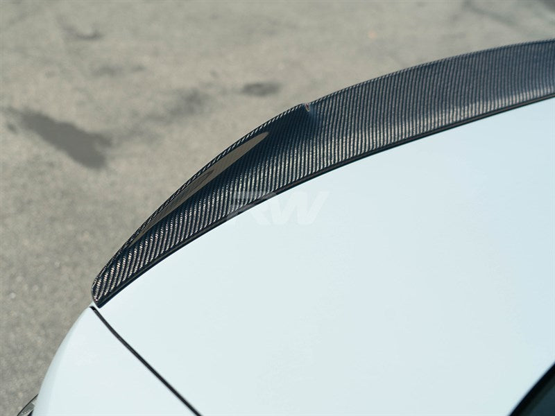 BMW G22/G82 RWS Carbon Fiber Trunk Spoiler Secondary image