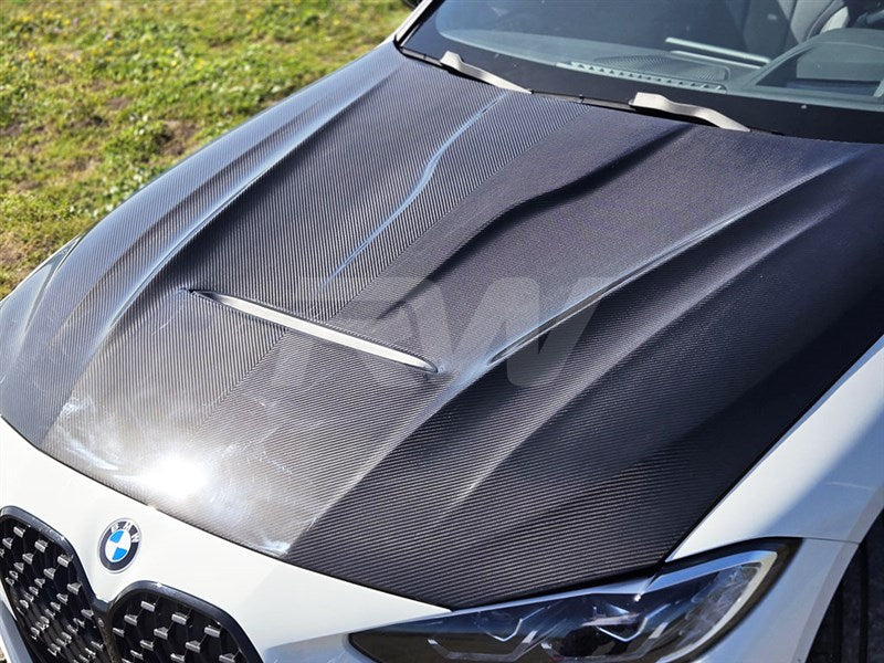 BMW G22 G23 G26 4-Series Carbon Fiber Hood