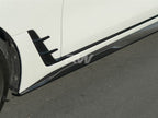 BMW G26 4-Series CF Side Skirt Extensions