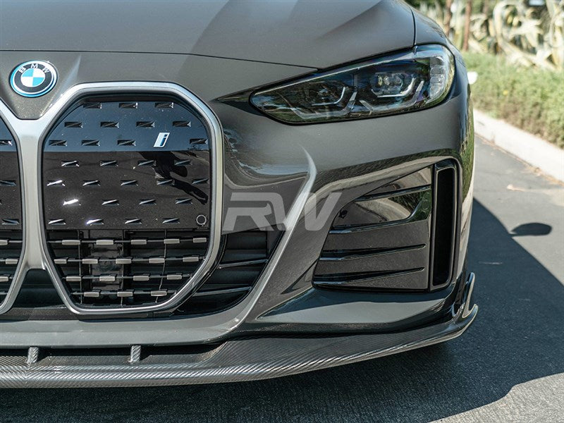 BMW G26 / i4 DTM Carbon Fiber Front Lip Spoiler