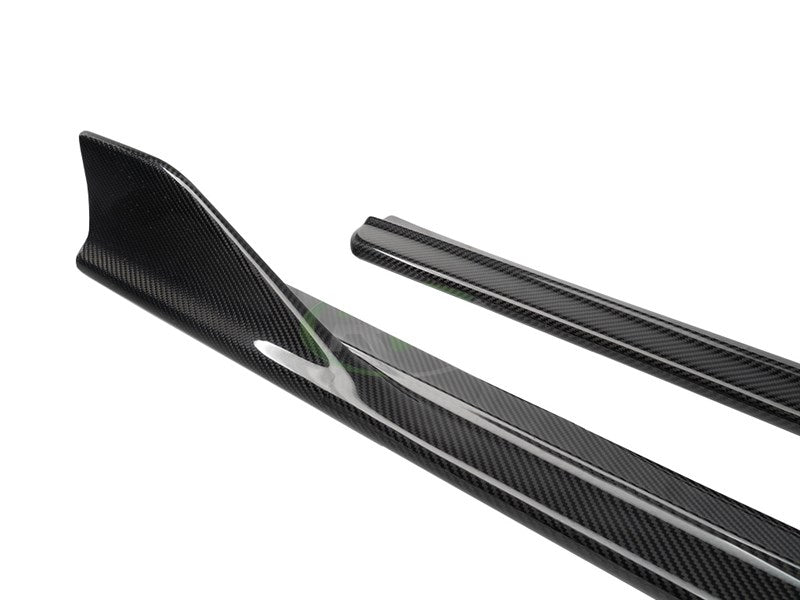 BMW G26 DTM Carbon Fiber Side Skirt Extensions