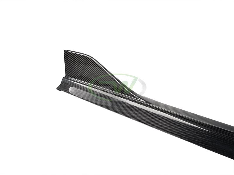 BMW G26 DTM Carbon Fiber Side Skirt Extensions