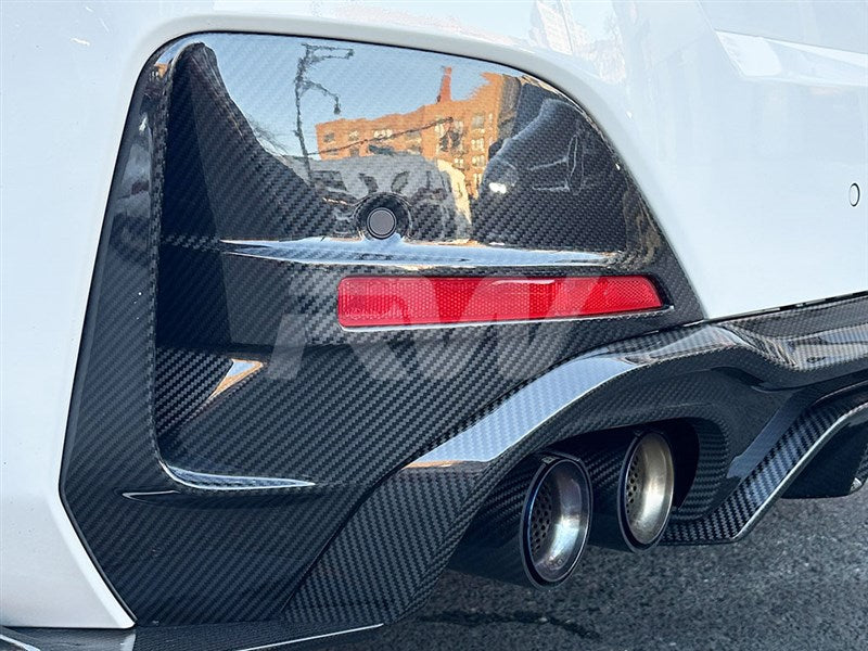 BMW G26 4-Series i4 Carbon Fiber Rear Trims