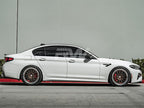 BMW G30 F90 Carbon Fiber Side Skirt Extensions