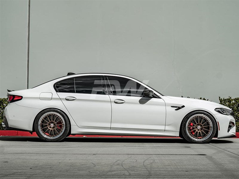 BMW G30 F90 Carbon Fiber Side Skirt Extensions