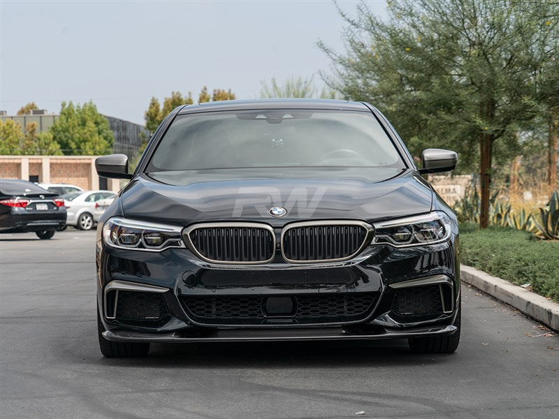 BMW G30 3D Style Carbon Fiber Front Lip Spoiler