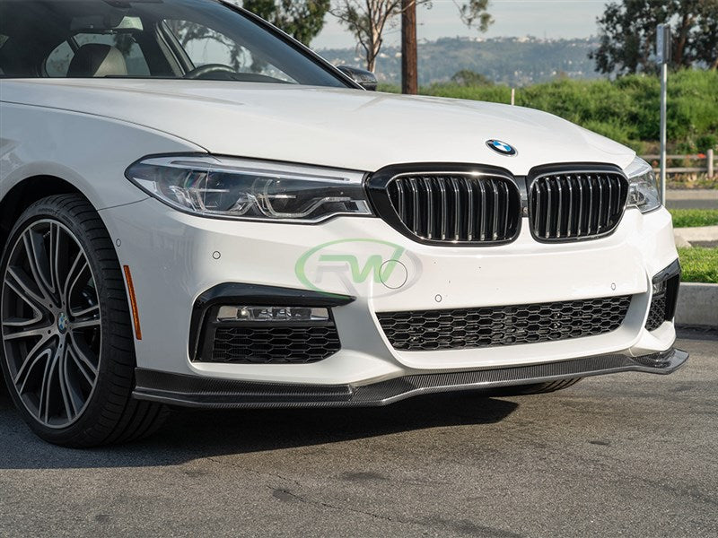 BMW G30 EC Style Carbon Fiber Front Lip Spoiler
