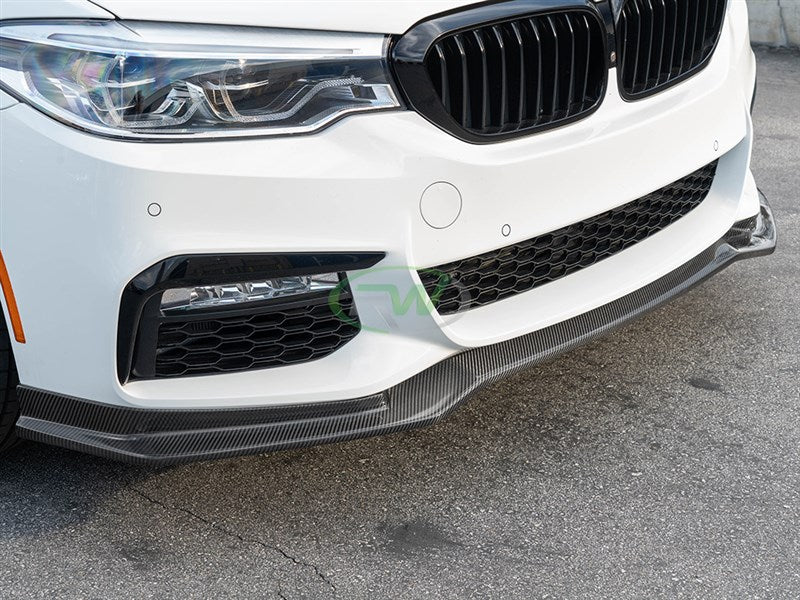 BMW G30 EC Style Carbon Fiber Front Lip Spoiler