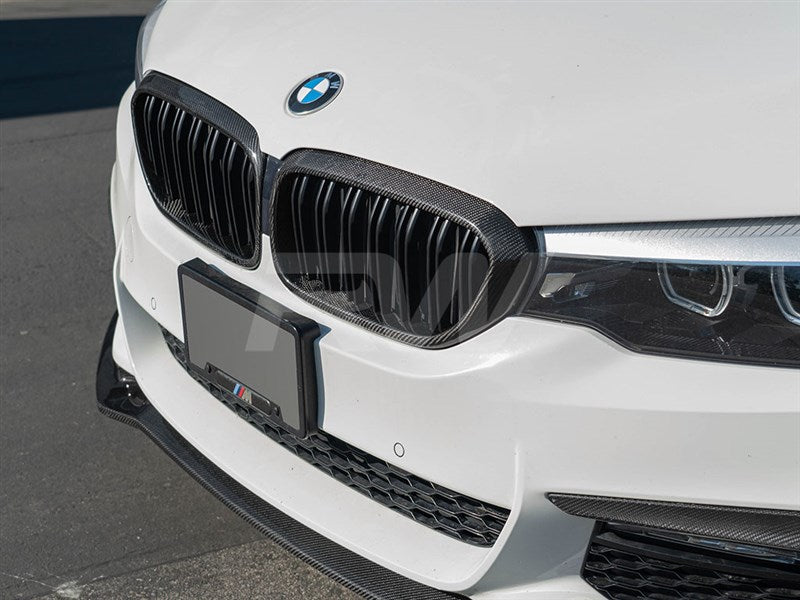 BMW G30 Dual Slat Carbon Fiber Grilles