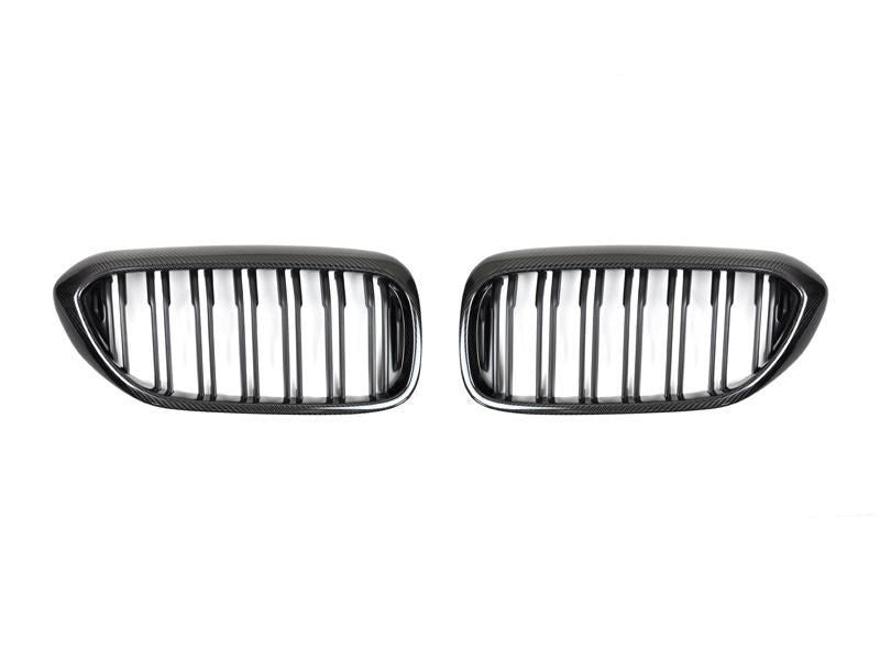 BMW G30 Dual Slat Carbon Fiber Grilles