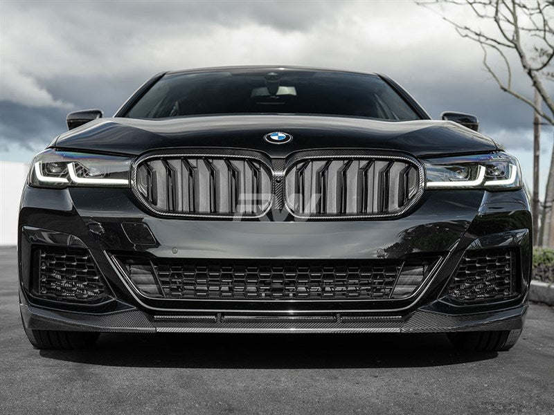 BMW G30 LCI Carbon Fiber Front Lip Spoiler Secondary image