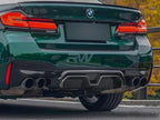 BMW G30 5-Series CS Style Carbon Fiber Diffuser