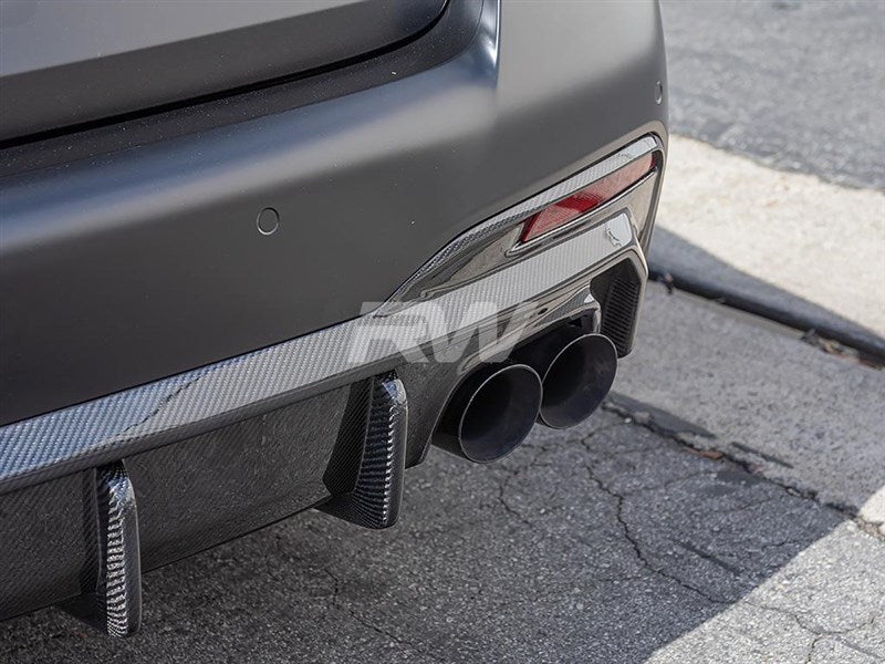 BMW G30 5-Series LCI RWS Carbon Fiber Diffuser
