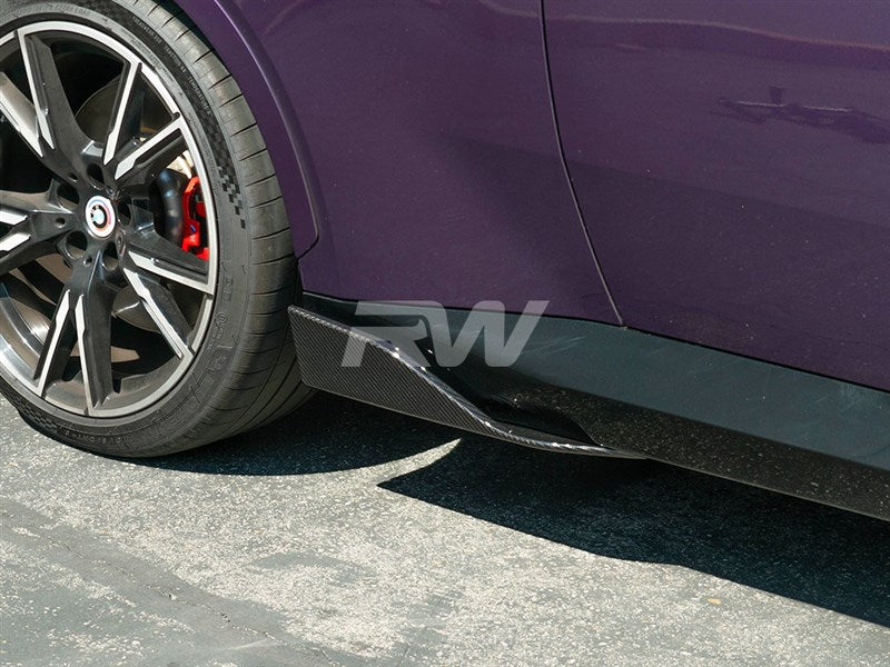 BMW G42 Carbon Fiber Side Skirt Winglets