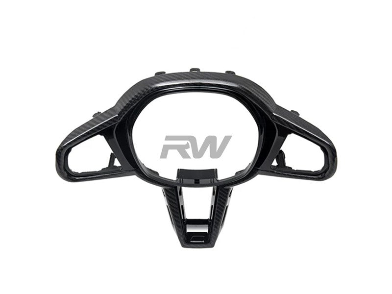 BMW G42 LCI Carbon Fiber Steering Wheel Trim