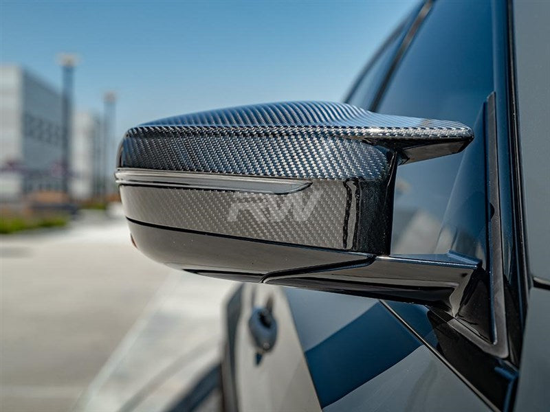 BMW G42 M240i Carbon Fiber Mirror Caps