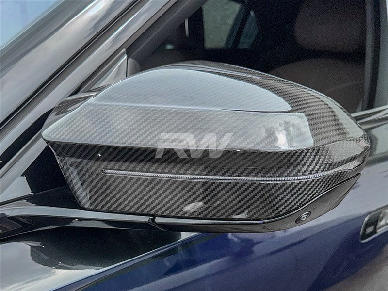 BMW G60 G70 G90 G99 M Styled CF Mirror Caps