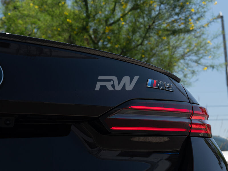 BMW G60 G90 M Style Carbon Fiber Trunk Spoiler